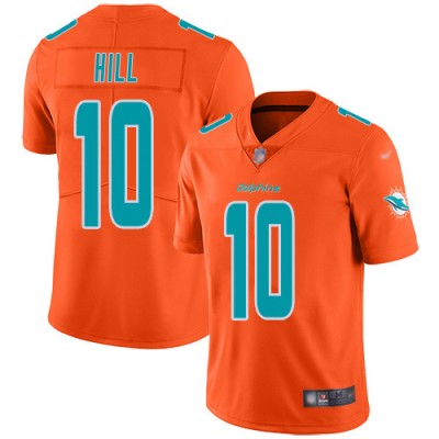 Nike Miami Dolphins #10 Tyreek Hill Orange Men's Stitched NFL Limited Inverted Legend Jersey Men's